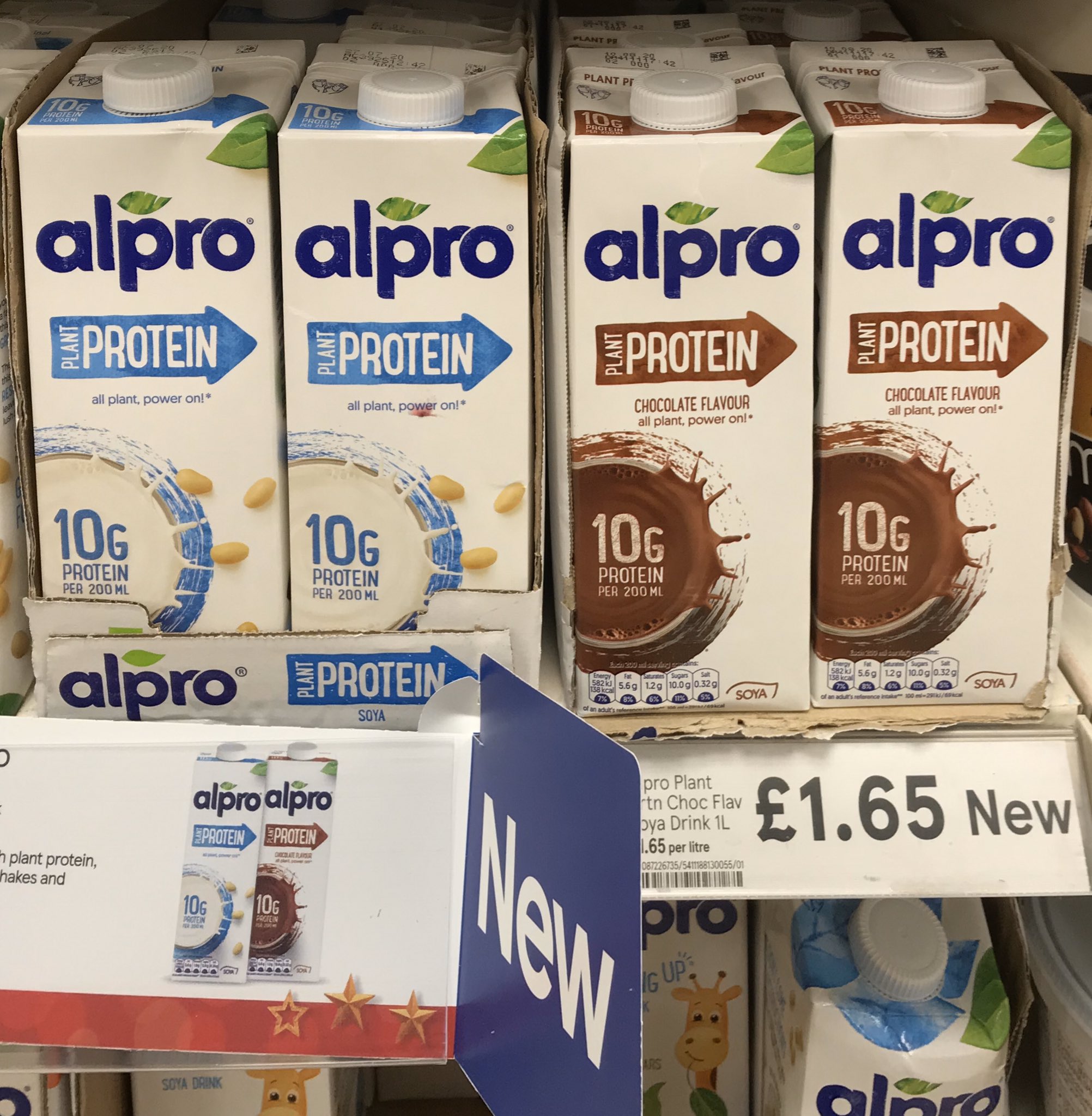 Well This Is New on X: Alpro Plant Protein! 🥛 At Tesco @alpro #alpro # protein #soya #soyamilk #dairyfree #dairyalternative #chocolate  #wellthisisnew  / X
