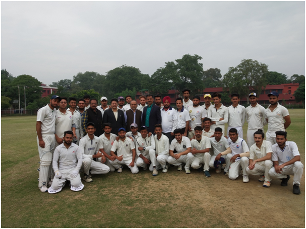 JammuCluster's tweet photo. GOVT. MAM COLLEGE  WON THE  20-20 CRICKET (MEN)  TOURNAMENT OF CLUJ
Final match of BLAZE Cricket (Men) tournament of Cluster University of Jammu played between MAM College and SPMR College of Commerce, Jammu  at GGM Science College on 14-11-2019. https://t.co/0ZBAhPNdSD