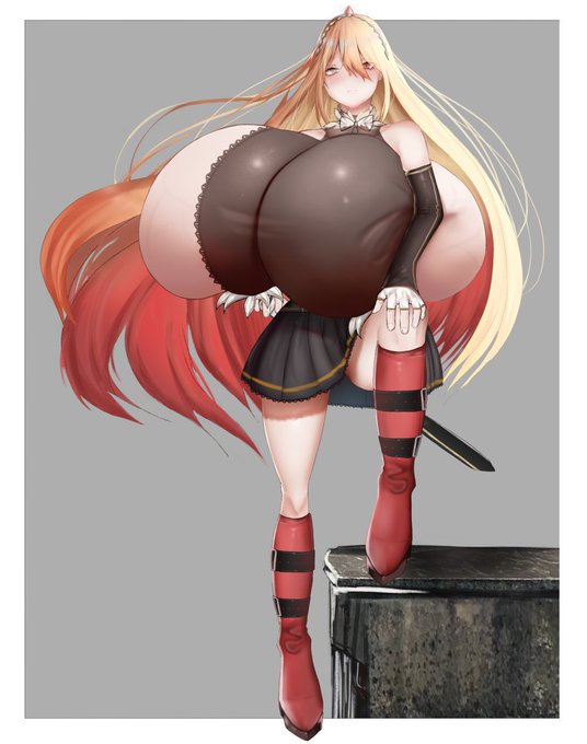 依頼で描かせて頂いた「Nagadyt」という子です。(許可は頂いています) 