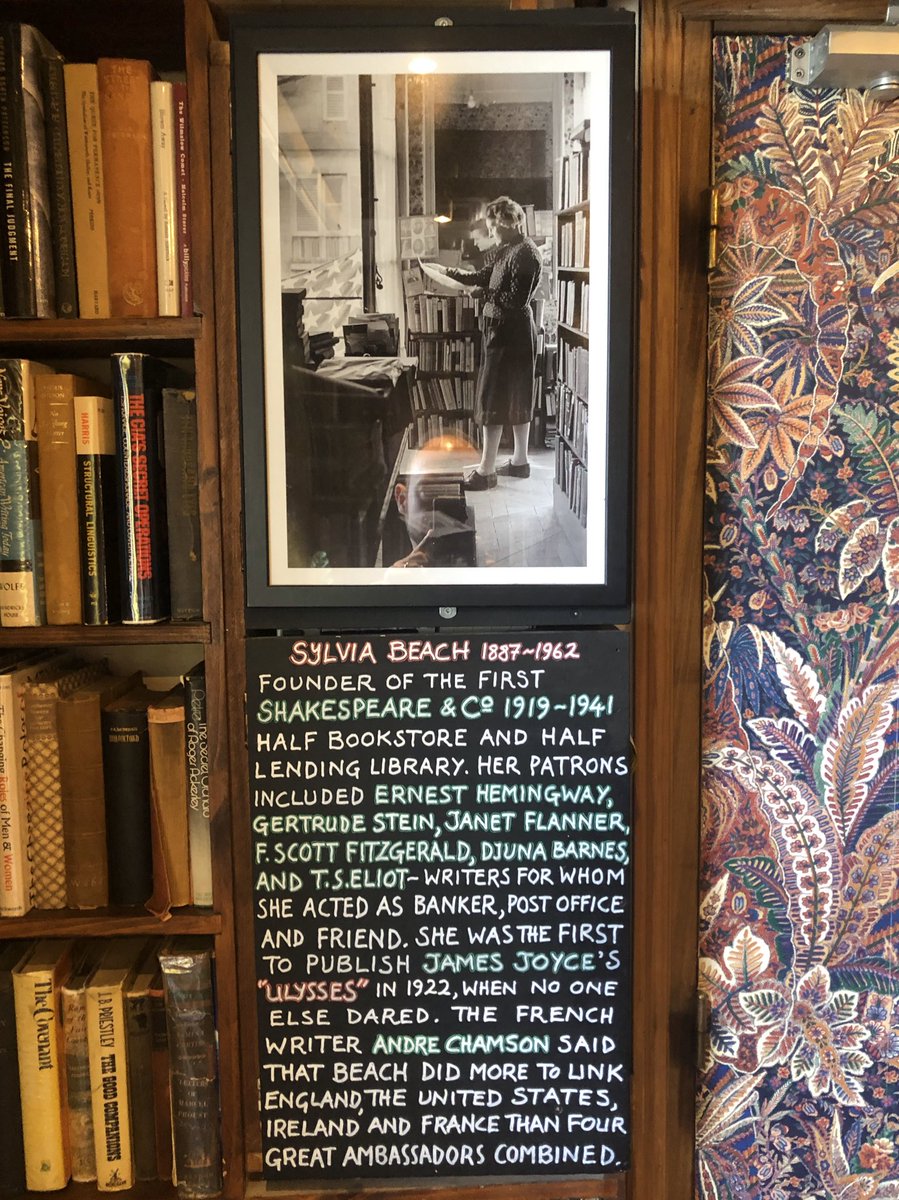 thatbenholden's tweet image. Join acclaimed poet @Idharker and owner Sylvia Whitman in ‘the rag and bone shop of the heart’ - legendary @Shakespeare_Co - on its 100th Birthday! Tune in with the tumbleweeds. A transporting Ex Libris. #exlibrispod #shakespeareandcompany #sylviabeach 
exlibrispodcast.com/episodes/e03-i…
