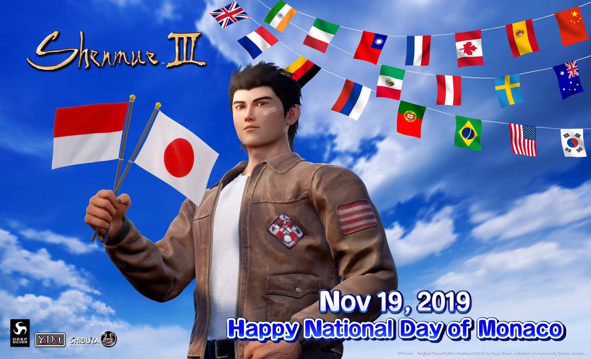 Thank you so much to all the #Shenmue community.
Thanks to you our dream comes true. 
Today I will go to the nearest video games shop and buy #Shenmue3 
I could not be happier !
#shibuyaproductions #ysnet #monaco #japan
