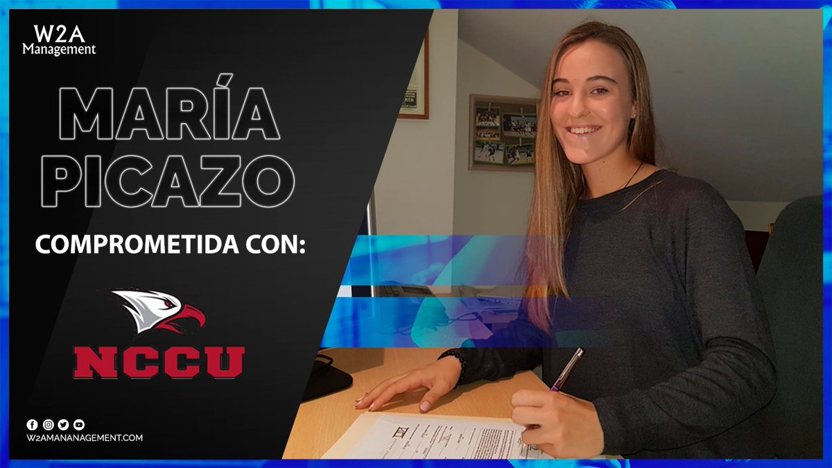 María Picazo cumple su sueño y se compromete con North Carolina Central University.

Se irá con una beca completa a estudiar y jugar al tenis en Div 1.

#TEAMW2A #W2ATENNIS