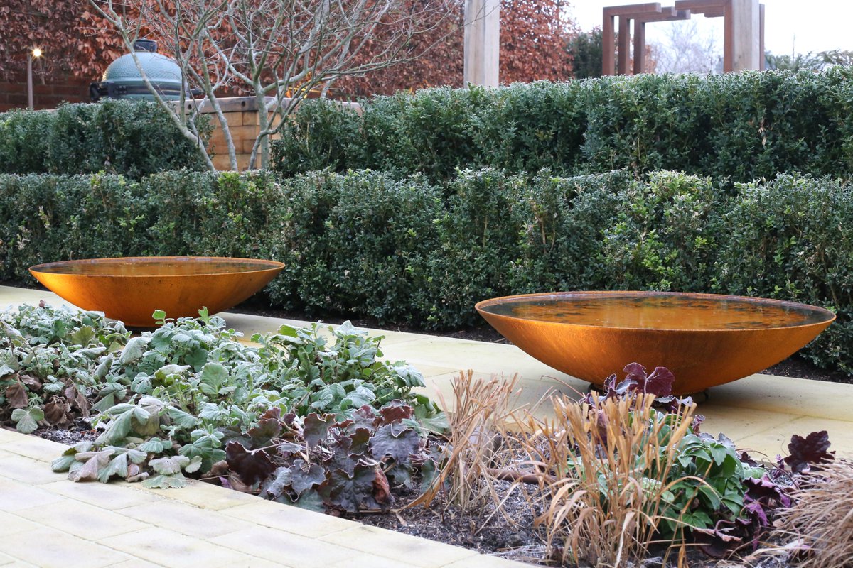 Brr! Frosty mornings like this can be savoured in a well designed garden. #frost #frosty #landscapedesign