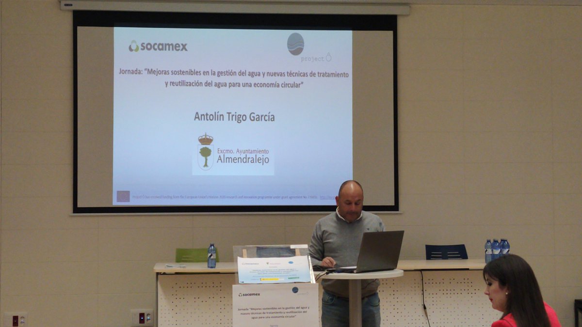 we_are_IRISsrl's tweet photo. Our team in Spain, proud to support Socamex in presenting @EUProjectO innovations to the local community and authorities in Almendralejo where new techs will be demomstrated. Very important action for stakeholders and citizens involvement. 
#H2020 #circulareconomy #innovation https://t.co/SJMkS8JmoO