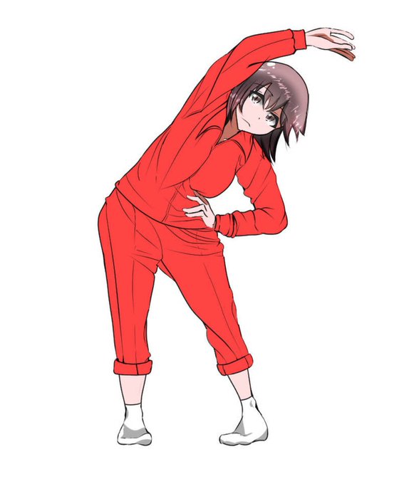 ジャージ娘とストレッチ。
裸差分つくるけど今日はここまで。 