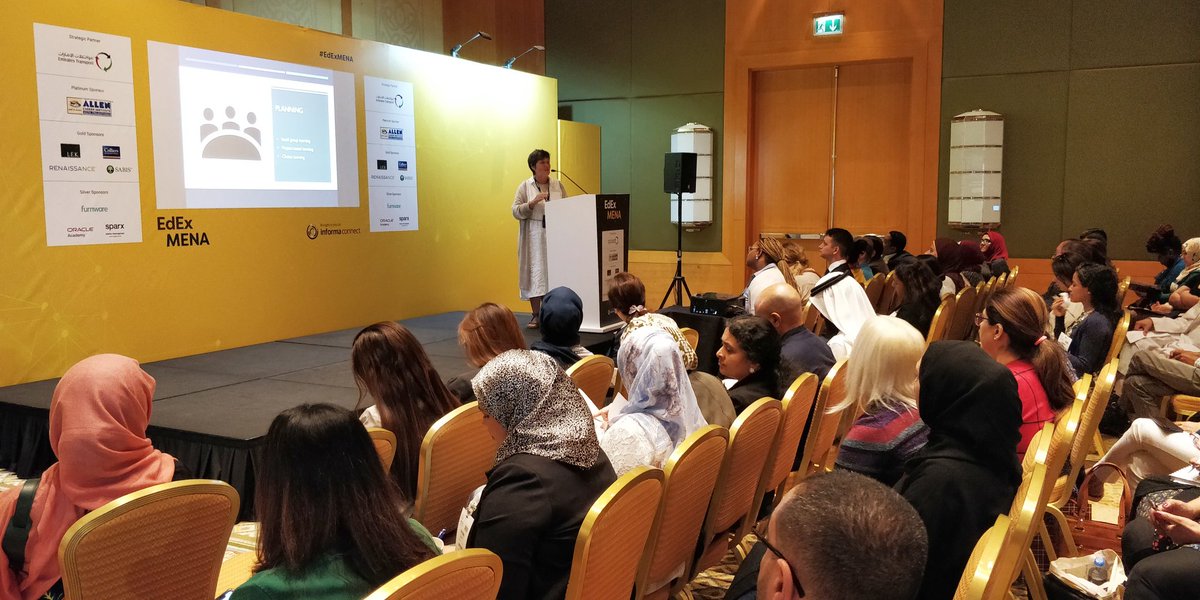 InformaMEA's tweet photo. Teaching differently - Adrianna De Groot, Head of #Inclusion @SwissIntl shares her experience in activating the positive impact of multi-ability classrooms. #EdExMENA #SEN https://t.co/FLPuMnUsUR