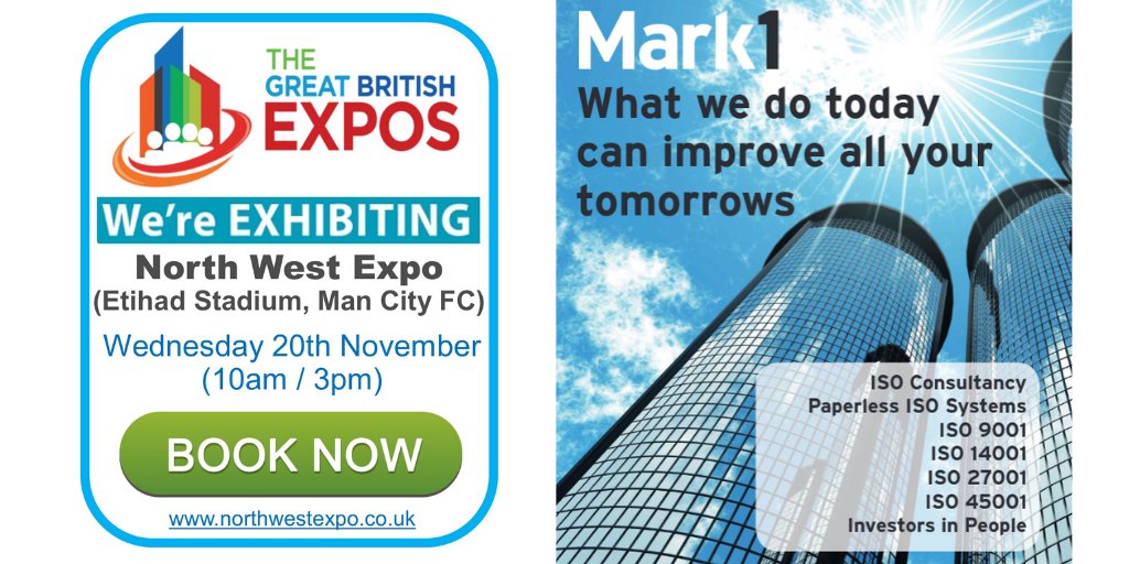 #WeAreExhibiting! TOMMORROW! Come and see us at Stand 4- Network with 1600+ #Regional Business Owners &amp; meet us at #GBExpos #NWExpo #BusinesseExpo 20/11 <a href="/ManCity/">Manchester City</a> 
Book Tickets: ow.ly/MW4S50xeAUj
 #FreeEntry #BeThere