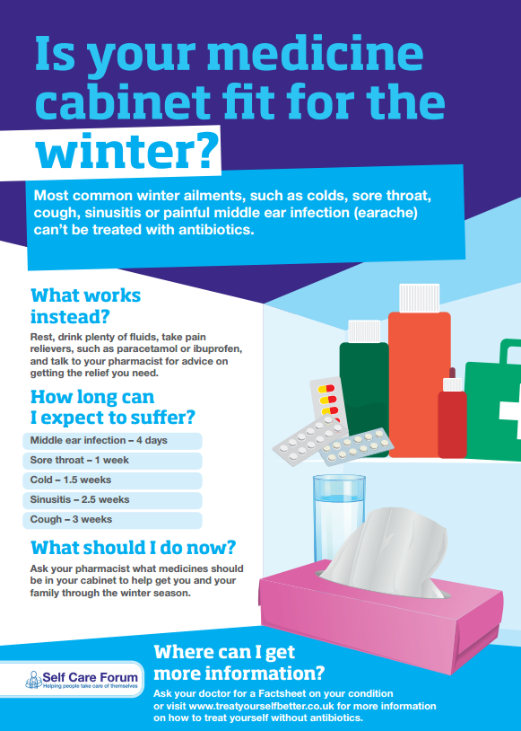 Craneswater GP (@craneswatergp) on Twitter photo It’s #selfcareweek – so why not prepare for irritating
winter viruses by stocking up your medicine cabinet? These fact sheets on
common ailments can also help <a href="/SelfCareForum/">Self-Care Forum 💙</a> <a href="/CraneswaterGP/">Craneswater GP</a>
bit.ly/2tiBs9K. Think #selfcareforlife It’s #selfcareweek – so why not prepare for irritating
winter viruses by stocking up your medicine cabinet? These fact sheets on
common ailments can also help <a href="/SelfCareForum/">Self-Care Forum 💙</a> <a href="/CraneswaterGP/">Craneswater GP</a>
bit.ly/2tiBs9K. Think #selfcareforlife