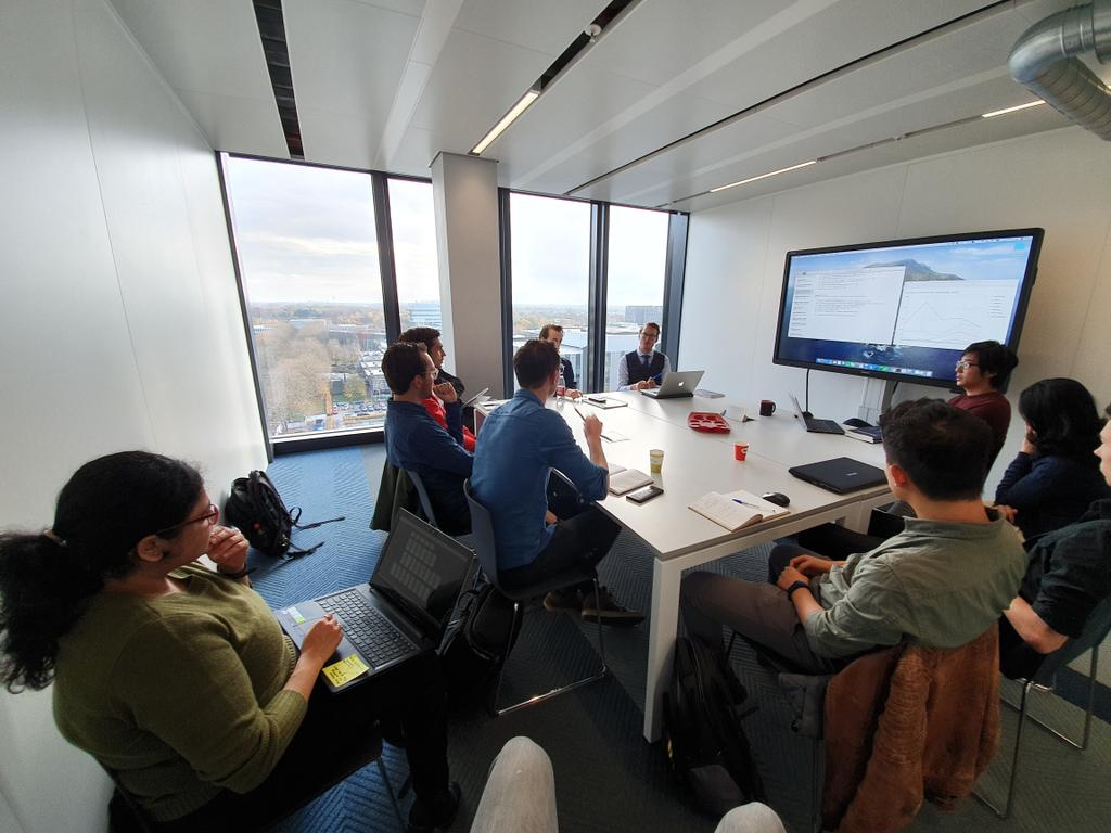 GameBusApp's tweet image. Many new faces on our weekly GameBus team meeting 😇