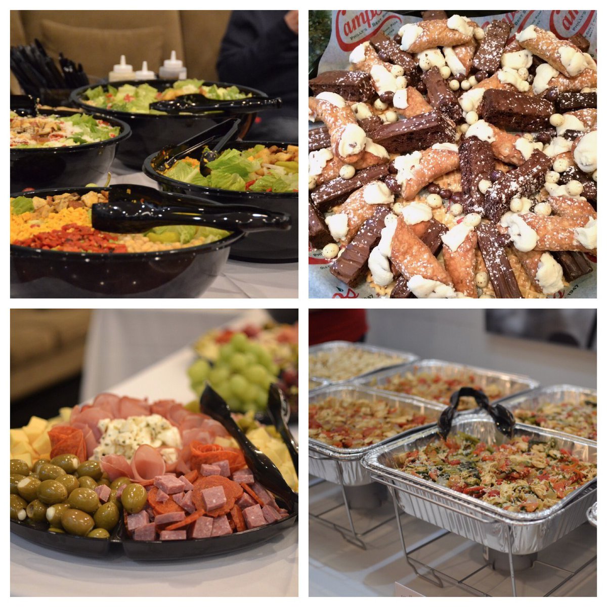 Campos offers great catering services! We want to provide you with an assortment of our favorite foods for any event or gathering. Don't miss out on this service, and allow us to bring the magic of Campos to you! Order from our website for $25 off!! camposdeli.com/catering/