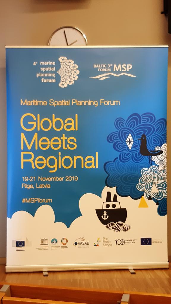 michele_quesada's tweet photo. Watch online 🎬📽 Time to start the #MSPforum in Riga 🕑 "Global meets regional" edition 🌍🚢 https://t.co/sky8xrvAr1 @IocUnesco @EU_MARE @EU_EASME @VASAB_org @PanBalticScope https://t.co/D4WKPrqWTi