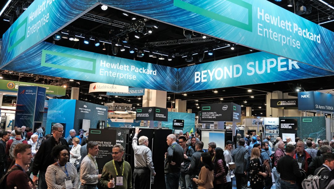 SBUCloud's tweet photo. Today at #SC19 visit #HPE & @Cray_Inc booths with plenty of demos, theater sessions and experts from both companies and with their Global Partners demonstrating the most recent advances in #HPC technology
@HPE_HPC @HPE_News #BeyondSuper https://t.co/IiLO0AwQhS