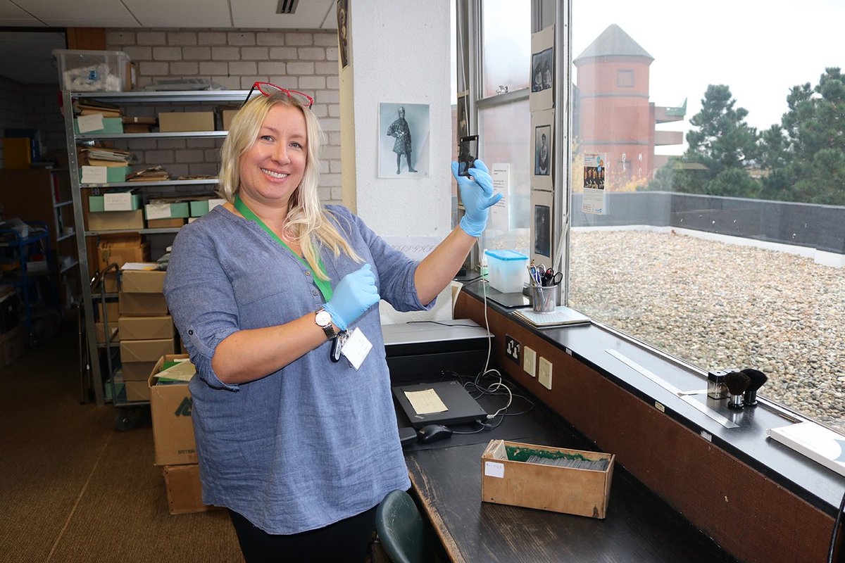 SuttonLibraries's tweet photo. Today is #Ourday, a chance to showcase the range of services offered by @SuttonCouncil's Cultural Services. Meet Abby, Archive & Family History Centre Manager at #SuttonLibrary. Abby manages access to our archives including the Past On Glass Project: https://t.co/2wTYPKgEOQ https://t.co/wLgnQbqlup