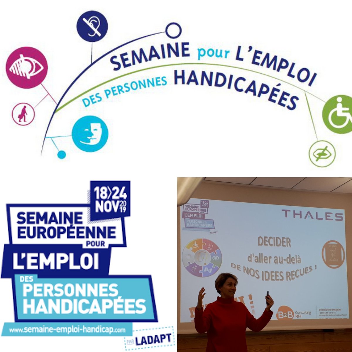 📣 Semaine pour l'emploi des personnes handicapées : c'est parti !
🌊 A #Brest, nous avons commencé par un atelier animé par <a href="/BBretegnier/">Beatrice Bretegnier</a> pour évoquer les différents types de handicap et les chiffres clés. 
🎯 Objectif : décider d'aller au-delà de nos idées reçues !
#seeph2019