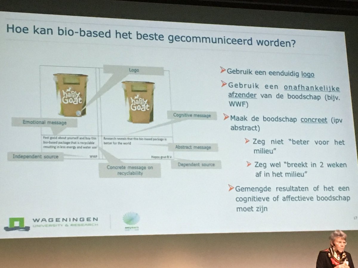 KrisHonraet's tweet photo. Super interessant. Hoe moet je best over #biobased communiceren. Want dat kan idd pakken beter. #BBDD2019 https://t.co/6e7NrN32xO