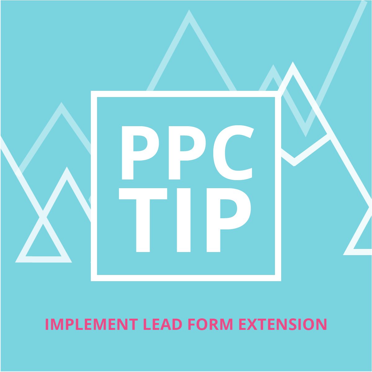 PeakyDigital's tweet image. Top Tip Tuesday: Trial Google’s new Lead Form Extension to invigorate your PPC campaign. Customers can enquire about your services without even having to leave the search engine results page! #toptiptuesday #ppctip