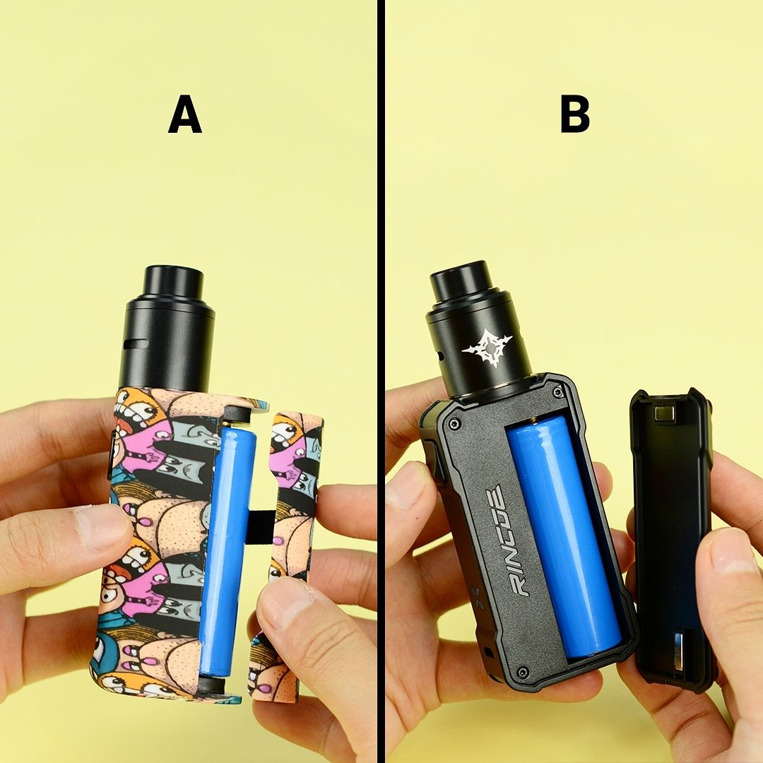 Which one is to replace the battery more convenient?🤔
.
A or B ?
.
.
.
.
⚠️Warning: This product is intended to be used with e-liquid which contains Nicotine, Nicotine is an addictive chemical.