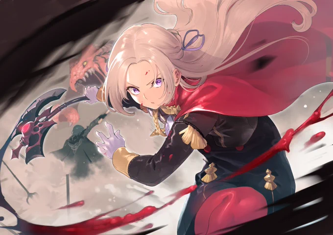 エーデルガルトさん 真っ二つVer
#FE風花雪月 