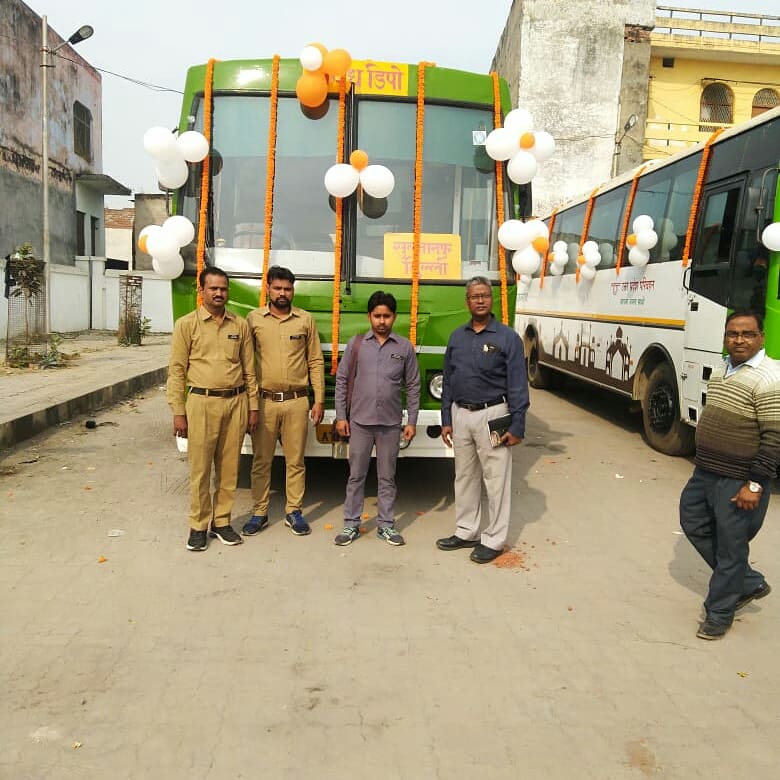The inauguration of AC Buses had been done by Smt Menaka Gandhi Hon'ble MP Sultanpur at Sultanpur Bus Station dated 19-11-2019. Route is Delhi-Lucknow-Sultanpur; Gorakhpur- Ayodhya- Sultanpur.
#ACBuses #SafeAndComfortableJourney #SultanpurBusStation
#UPSRTC
#ApkaApnaSathi