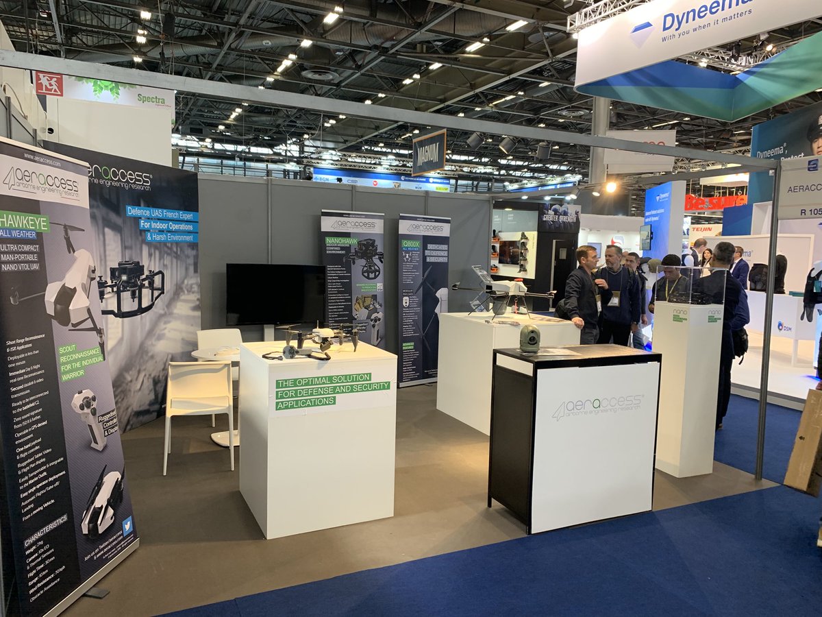 Ready for #Milipol2019 meet us booth R105 for #drone technology #surveillance #reconnaissance #indoor