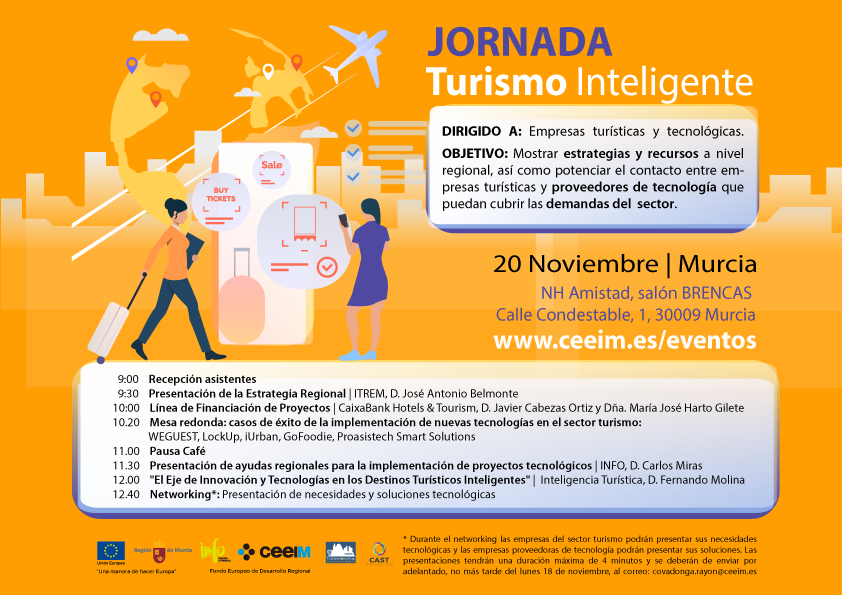 gofoodieapp's tweet photo. Os esperamos mañana para hablar de la digitalización en el sector turístico, junto a grandes referentes como #weguest @staymyway @iurban_es @Proasistech 

Desde Gofoodie apostamos por la personalización y la usabilidad para la promoción de la mejor gastronomía local.
@CeeiMurcia https://t.co/5MwEG9GZKq