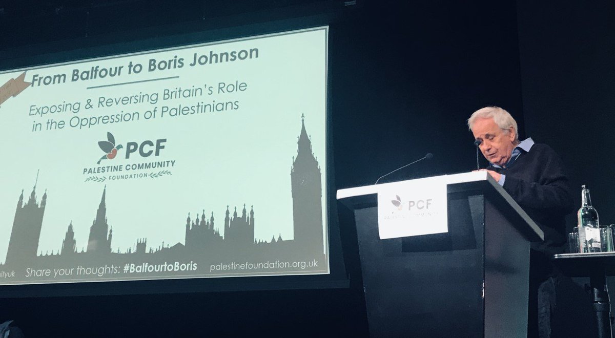 “This is a moment of truth for Britain. It’s not too late for Britain to feel accountable and responsible for the role it played in the destruction of Palestine and the dispossession of the Palestinians,” Professor Ilan Pappé on the choice of #Corbyn this election #BalfourToBoris