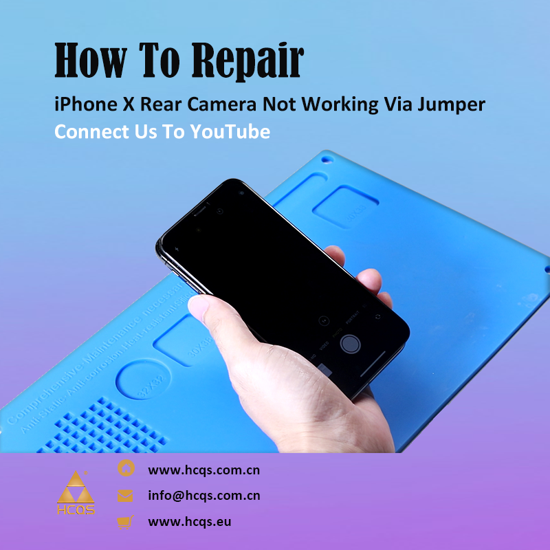 HCQS_Shenzhen's tweet photo. How to fix iPhone X rear camera not working? Check out our tutorial: https://t.co/6V8flYxqdA
#hcqs #youtube #repairshop #repair #iphone #iphonerepair #iphonex #rearcamera #backcamera #repairstore #tutorial #guide #technician #professional #motherboard #chip #logicboard https://t.co/QbiyWeKf0u