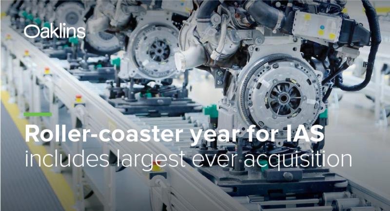 HFGCHINA's tweet photo. Oaklins' IAS specialist reflects on recent market trends, transactions and valuations, while exploring that record-breaking deal which saw JR Automation acquired by Hitachi. 
https://t.co/vCrHoI36dv
#Oaklins #MergersAndAcquisitions https://t.co/GK8TWaH4ax