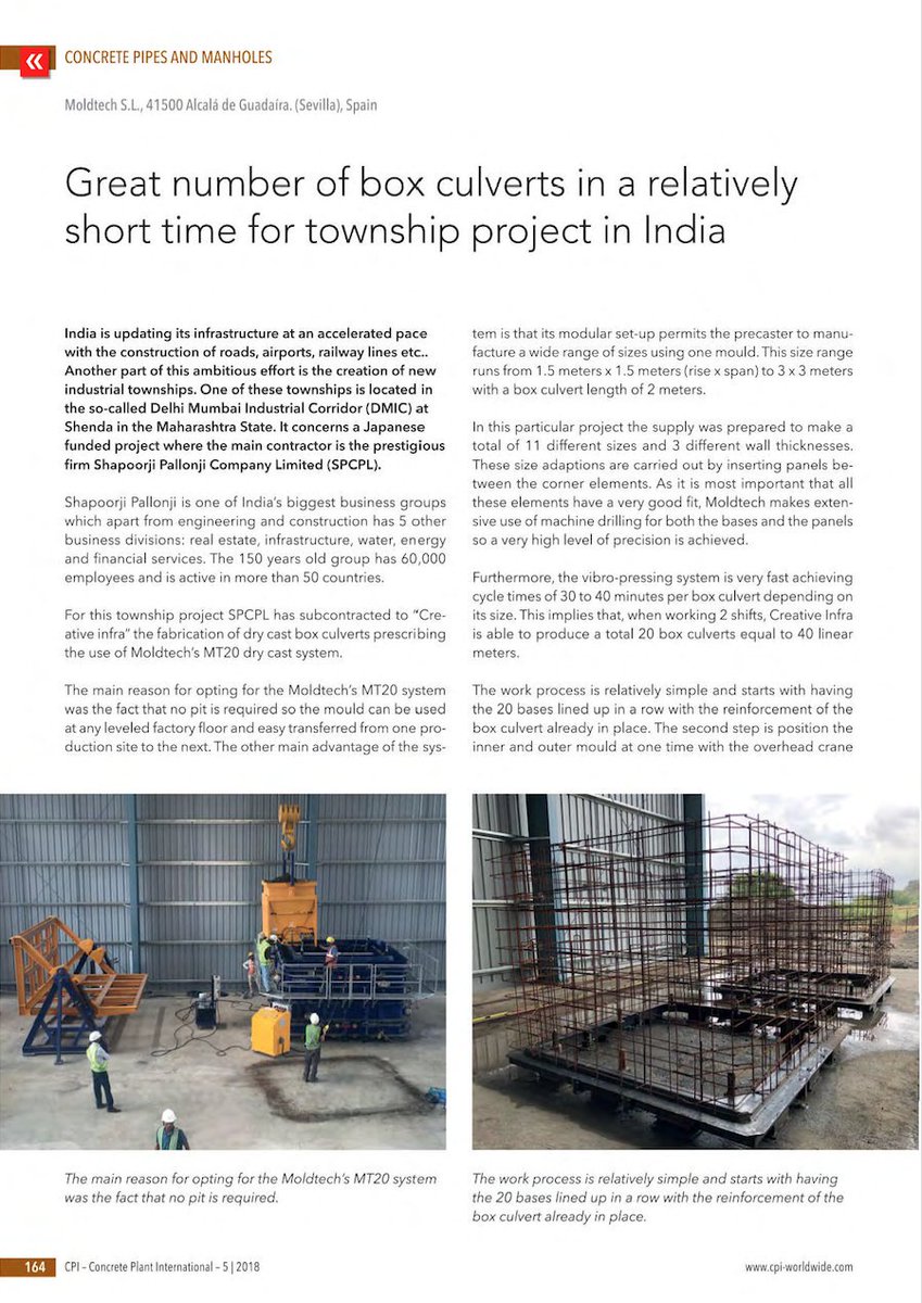 📢We´ve updated our #specialized🗞️at <a href="/Moldtech_sl/">Moldtech</a>‼️
👉moldtechsl.es/en/media-room/…
In-depth contents about our most relevant projects for #construction with #precast #concrete #equipment in 🇷🇴🇮🇳🇺🇸🇫🇷...
#Moldtech #PrecastEquipment #industry #TiltingTables #MouldsforPrecast #BeamMoulds