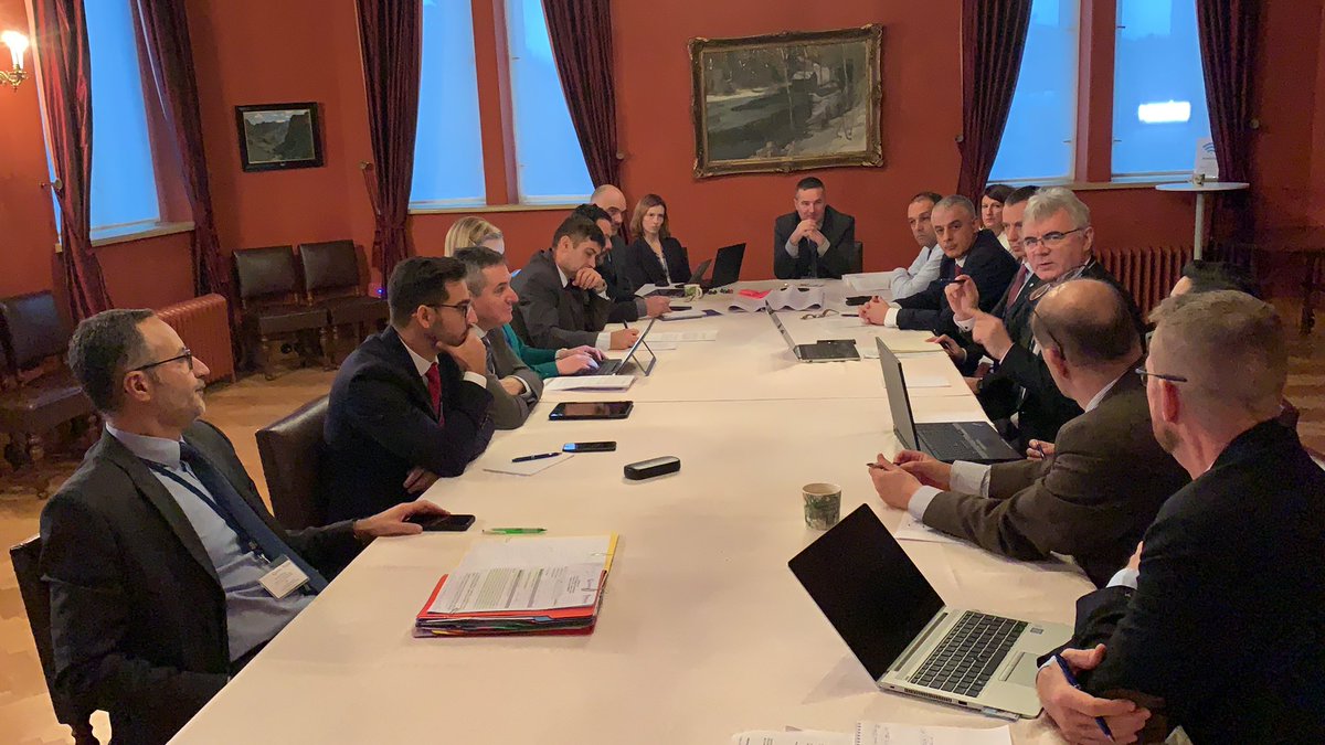 KemppainenPasi_'s tweet photo. Today’s agenda in @EU_CEPOL Management Board meeting is to elaborate and decide how to manage and improve #LawEnforcement training in Europe. This has to happen in line with the future direction of the #EU Internal Security. Picture: Workshops in brainstorming. #polamk #cepolMB https://t.co/DHWxhsuOHg