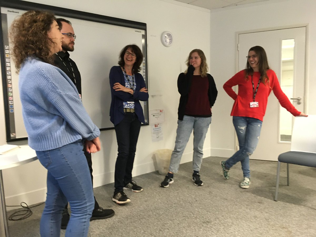 Impropriety's tweet image. An absolutely brilliant workshop with the excellent teachers from @LILAlovetolearn looking at how Improv could be used in their lessons. They are as lovely as they look!  Get in touch with us to find out how you can use improv in your school, company or group.