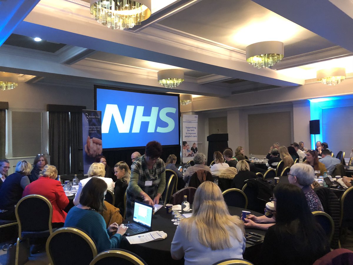 ClaireMoNHS's tweet photo. Waiting for the #nhsretention awards to start in partnership with @BurdettTrust! Good luck all! 😁 https://t.co/ZltA7vqPEO