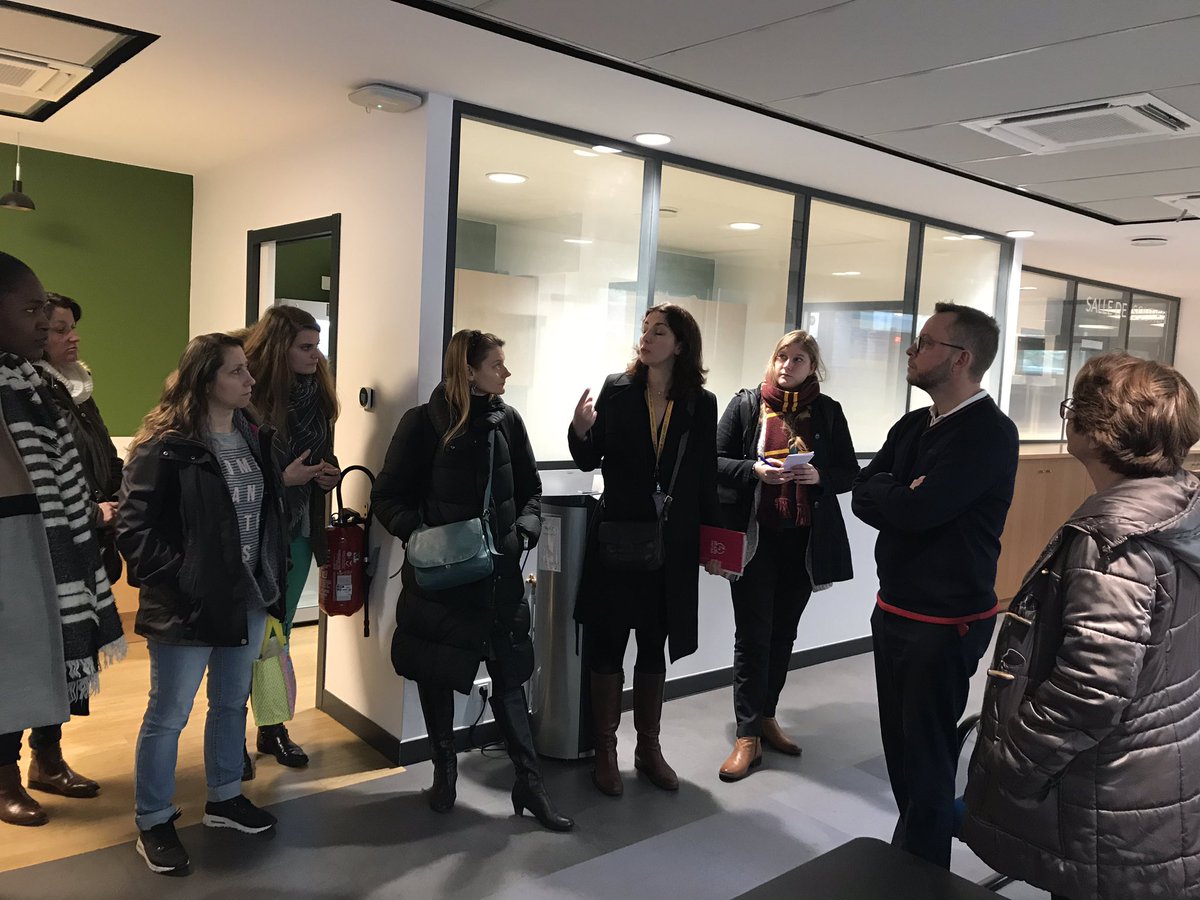 Très belle visite de la #GareduNord en compagnie de sa directrice Valerie Tharot dans le cadre de #SNCFauFeminin