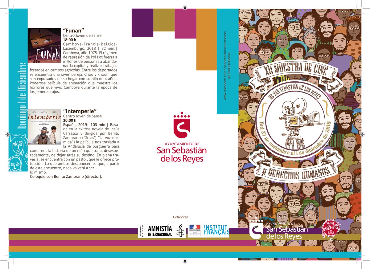 Nos gustaría que <a href="/CineDHHSanse/">CineDDHHSanse</a> fuera un evento de referencia para todos los vecinos de Madrid Norte y por eso nos gustaría que en #Alcobendas, #Algete, #trescantosy #ColmenarViejo se conociera nuestra propuesta. ENTRADA GRATIS a todas las proyecciones ¿Nos ayudáis a difundir?