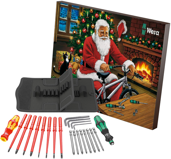 UKToolCentre's tweet photo. Wera Christmas Advent Calendar Tool Kit - Only £46.00 don't miss out, limited stock available, get yours here-https://t.co/L1IMsWuw6v https://t.co/DlcSNKzN1l