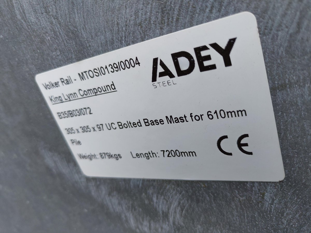 ADEYSteelGroup's tweet photo. Our dispatch labels are used on every piece of steel that leaves our works, allowing ourselves and our clients to easily identify items keeping key information to hand. They last for up to 2 year,meaning stored items remain easy to manage and they are biodegradable #RailDivision https://t.co/GFsd0k6MpB