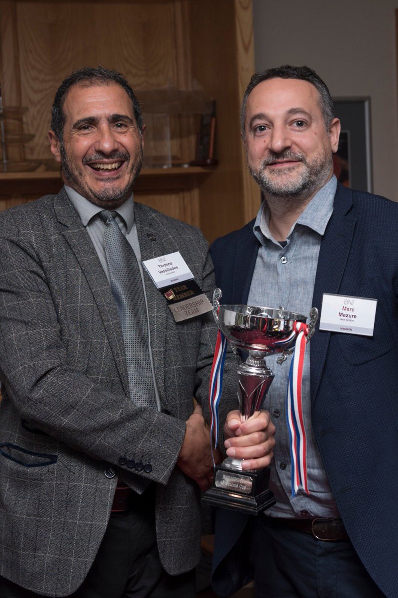 Congratulations to Marc @MLAWebDesigns in receiving the short presentation cup this week.