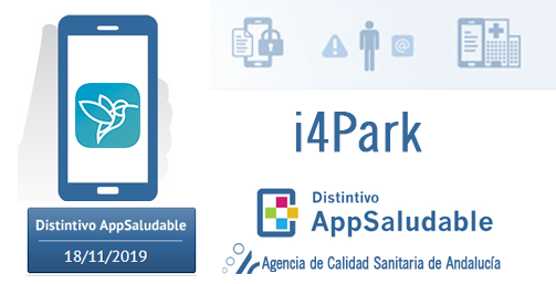 La app #i4Park <a href="/i4_LIFE/">i4LIFE</a> 📲, diario de síntomas de #Parkinson, consigue el Distintivo #AppSaludable 🎖️ 
<a href="/calidadACSA/">Agencia de Calidad Sanitaria de Andalucía</a> y entra a formar parte del catálogo de #appsalud fiables y de calidad. ¡Enhorabuena! #mHealth ➡️bit.ly/2psl0pQ