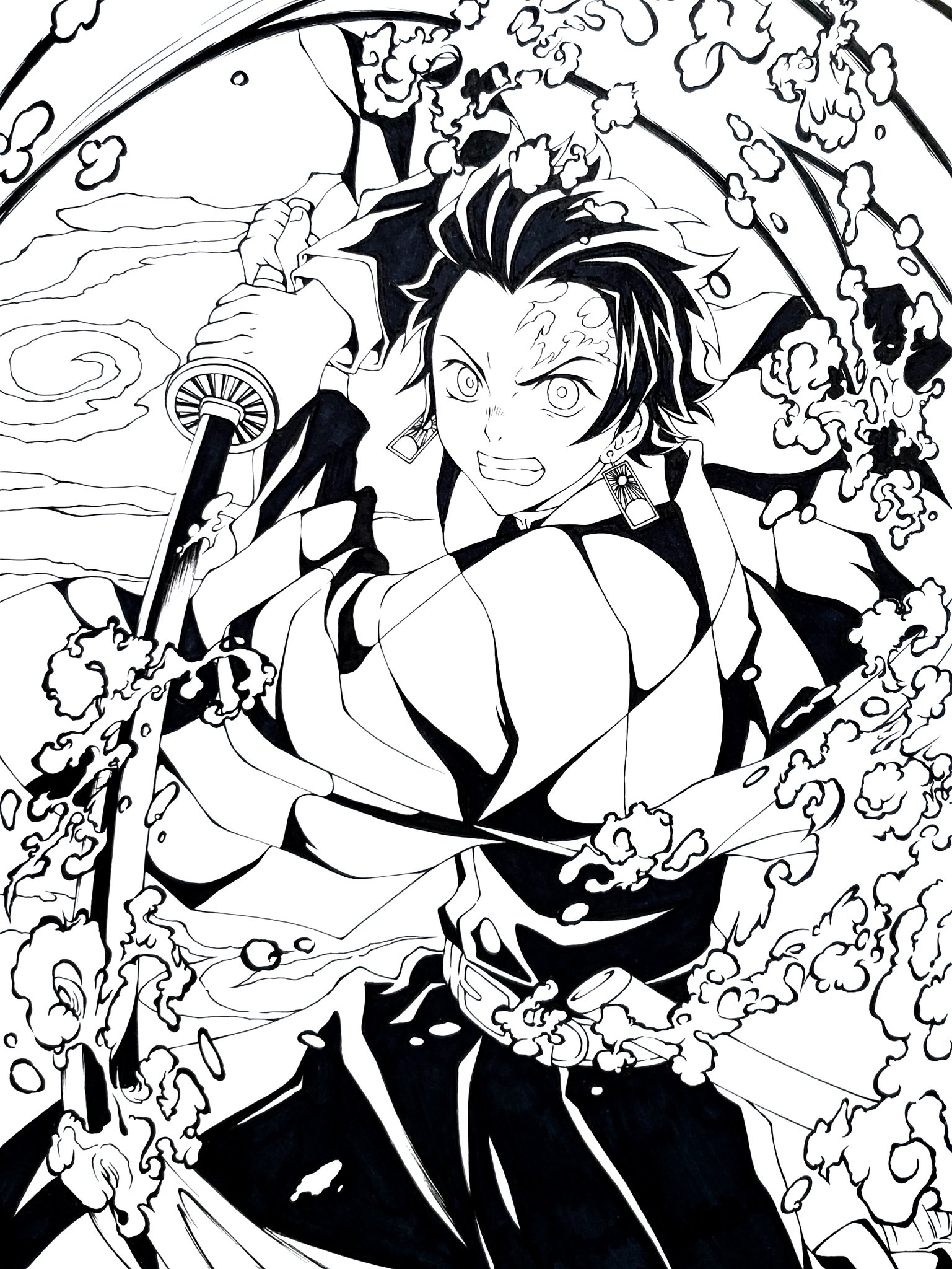 おれんぢ Sur Twitter 描いてみた 簡単だと思って描き始めたら やたら時間かかった炭治郎 余裕あったら色塗ります 鬼滅の刃 鬼滅の刃イラスト 竈門炭治郎 イラスト好きさんと繋がりたい 芸術同盟 T Co Lsju93fflb Twitter