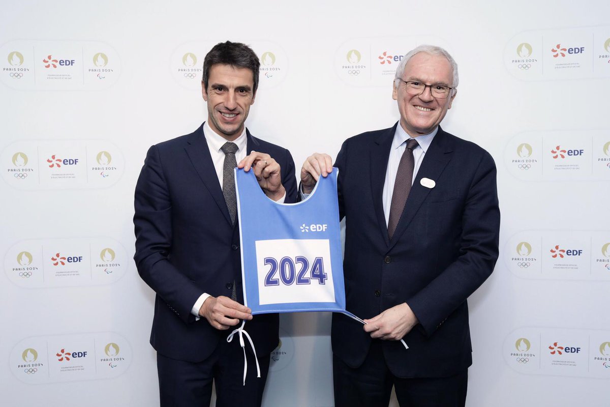 J_B_Levy's tweet photo. EDF, Partenaire Premium et Fournisseur officiel d'#électricité et de #gaz de #Paris2024. Nous nous associons à l'ambition d'en faire les premiers Jeux Olympiques &amp; Paralympiques neutres en carbone pour mobiliser le plus grand nombre autour des enjeux climatiques #EclaironsLeSport https://t.co/OcJhpVC9m9
