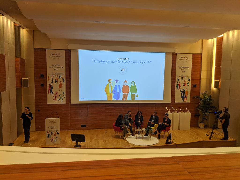Mehdi_Bouazza's tweet photo. Au https://t.co/q4sT9ukMWL Impact Challenge #GICFR, 10 initiatives pour que le numérique soit à la portée de tous https://t.co/vNgM9cyazo