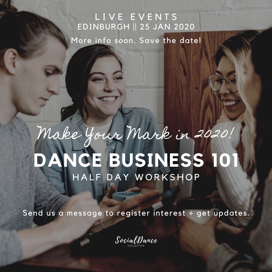 CubanSchool's tweet image. Coming to Edinburgh soon! Dance Business 101 Workshop. Email us at info@cubansalsaschool.com to reserve your slot. #dancebusiness