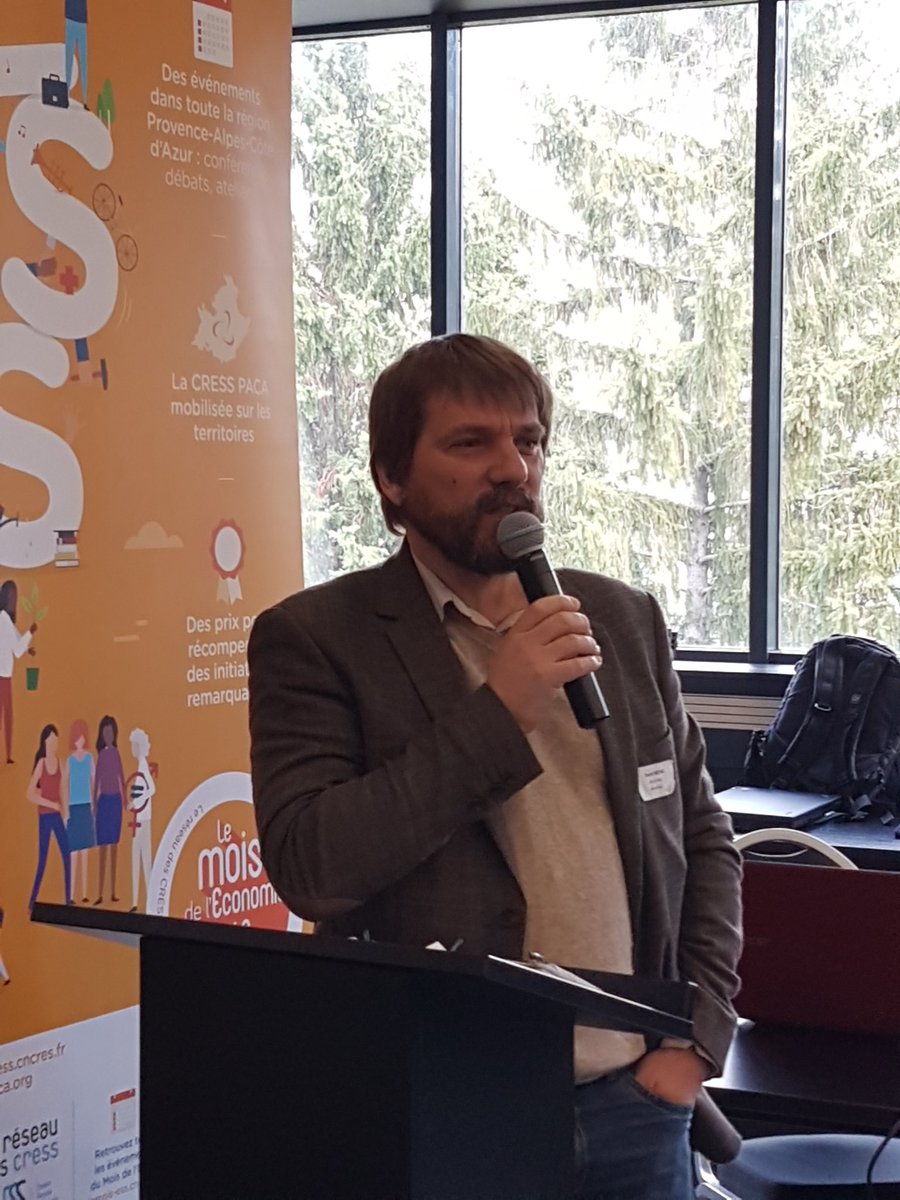 JCEYR's tweet photo. Intervention de David Heckel, directeur de la chambre régionale de l'économie sociale et solidaire PACA au 14e forum de l'ESS des Hautes-Alpes à Savines le Lac. #ESS https://t.co/GW8svoErZi