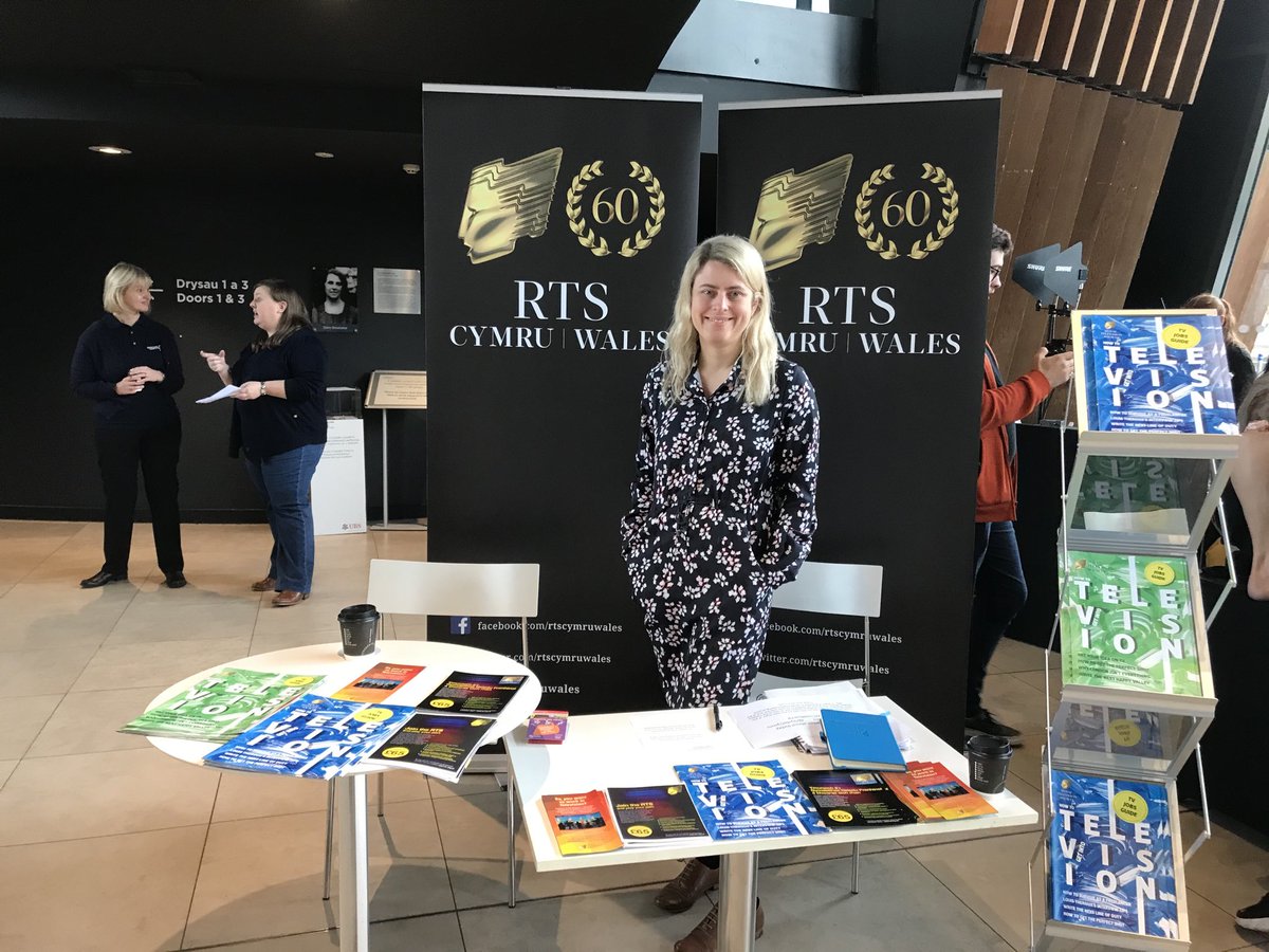 RTSCymruWales's tweet photo. Hard at work ⁦@CareersWales⁩ #CWCreative19 Come and visit our stand and pick up a free copy of our TV Careers Guide https://t.co/fbCL7plxl9