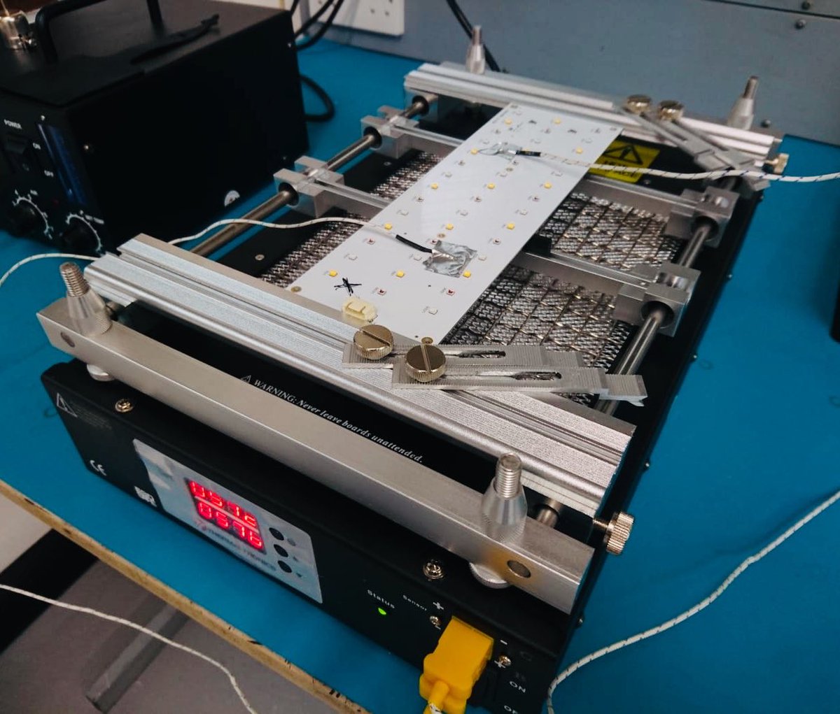 Our new hot plate rework station from <a href="/AMS270/">AMS Ltd</a> 🙏The only way to rework metal clad PCB's!