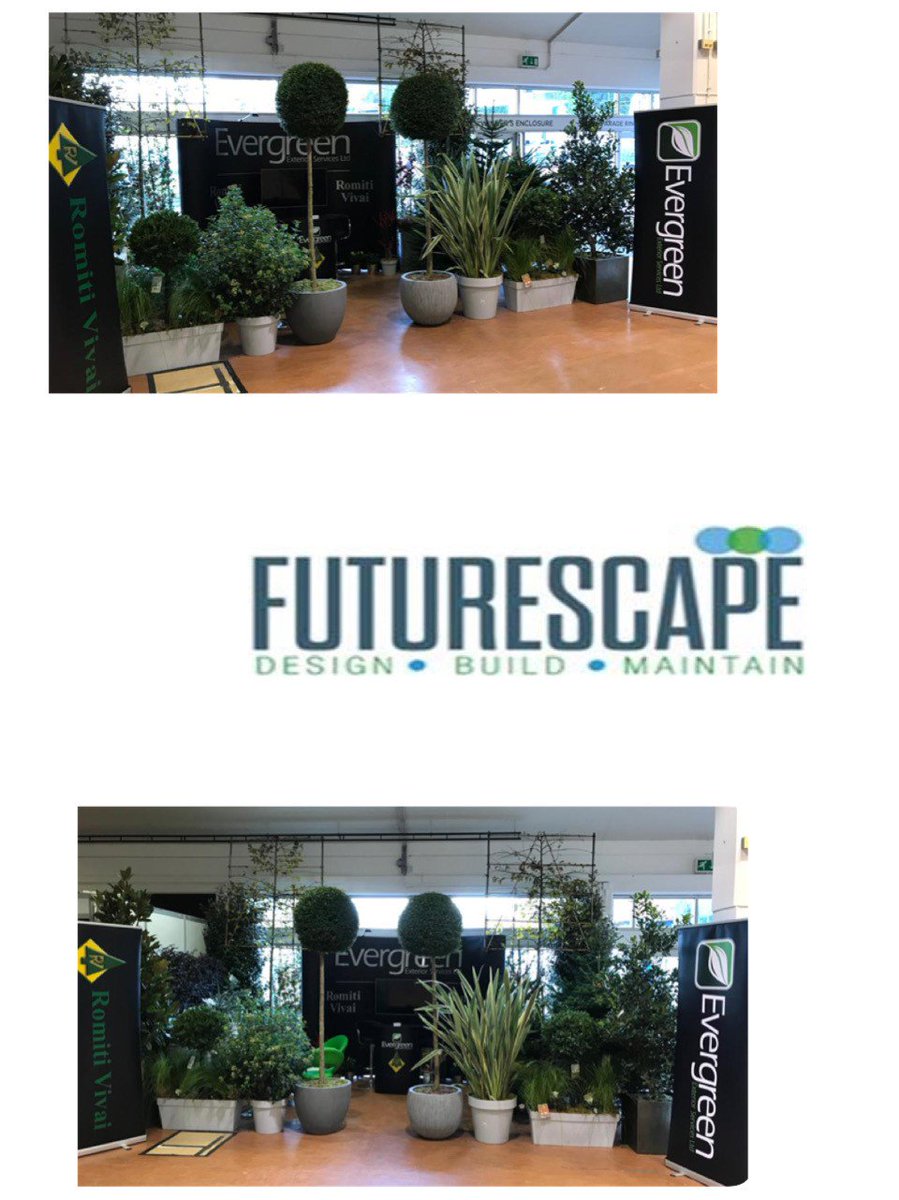 EvergreenExt's tweet image. We are up and running @FutureScapeUK. Come and visit us in the Surrey Hall, Stand 8. #evergreenexteriorservices #futurescape2019 #exhibition #landscaping #landscapingindustry #horticulture #nursery #plants