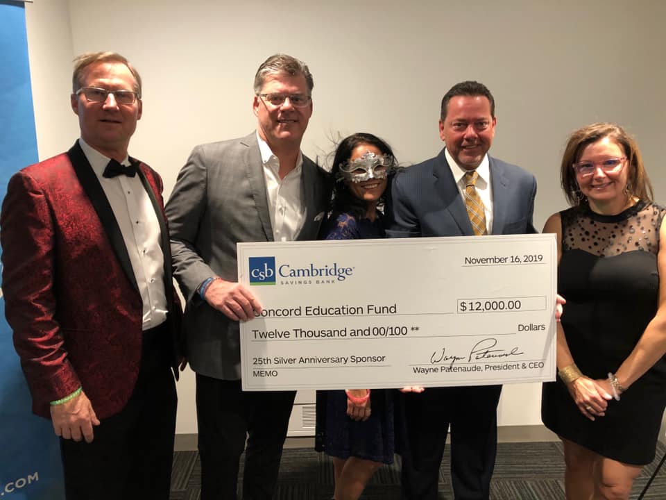 Thank you to @CambridgeBank, the Title Sponsor of the Concord Education Fund, for their long-standing dedication and commitment to supporting our teachers and our schools!