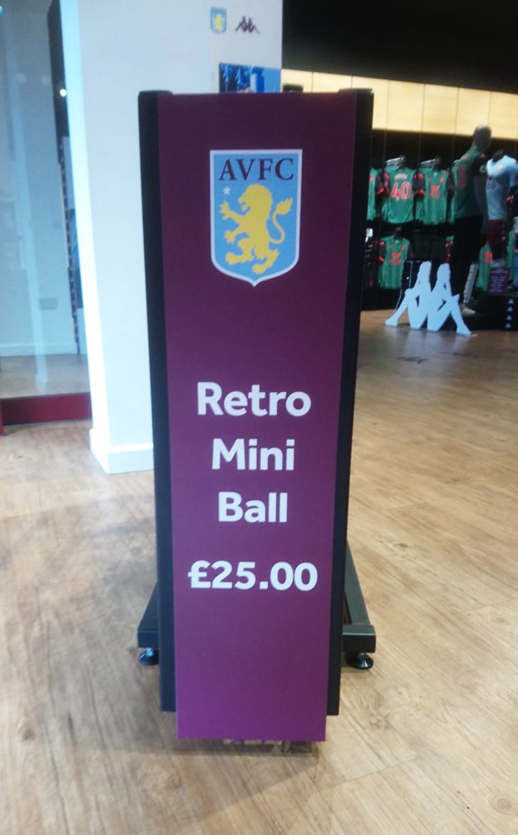Glasshouse_GH's tweet photo. We have been back to @AVFCOfficial to fit the high impact Christmas hanging window displays!🎄Designed and printed in house📍#largeformatprinting #print #largeformat #vinyl https://t.co/tTiAcKrMre