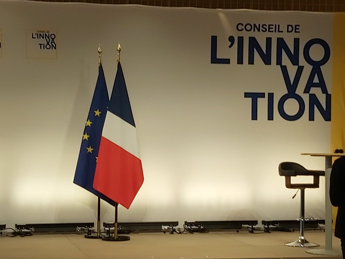 Au <a href="/Economie_Gouv/">Ministère de l'Économie et des Finances</a> pour le 1er anniversaire du #ConseilInnovation. Parmi les grands défis : certification de l'#iA, diagnotics médicaux  par l'#iA, automatisation de la #cybersecurite. L' #opensource peut aider. <a href="/GroupeSmile/">Smile - I.T is open</a>