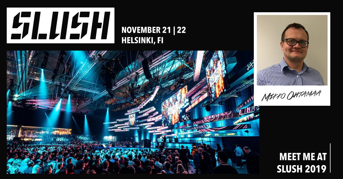For all those attending the world's leading start-up event, <a href="/SlushHQ/">Slush</a>, in Helsinki later this week please do get in touch directly with our CTO <a href="/moo9000/">Mikko Ohtamaa</a> to have a chat! 

#slush  #fintech  #blockchain #networking #Helsinki